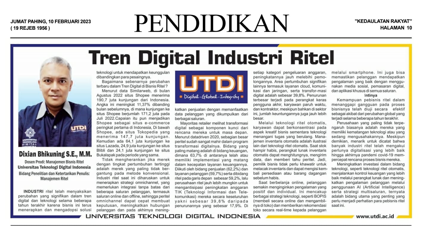 Tren Digital Industri Ritel
